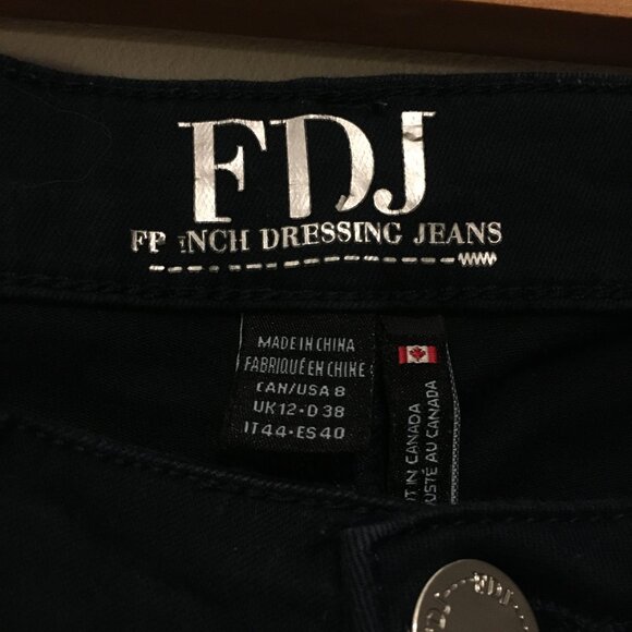 French Dressing Jeans Dark Navy Blue Regular Fit Jeans - Picture 8 of 14